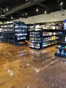 Pearland Spirits and Liquors Marbled Metallic Epoxy Floor Coating by Slip Free Systems 1929 County Road 129 Pearland TX 77581 www.slipfreesystems.com 281-482-5577 