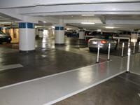Parking Garage Non Slip Epoxy Floor by Slip Free Systems 1929 County Road 129 Pearland TX 77581 www.slipfreesystems.com 281-482-5577 
