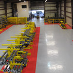 Shiny Empty Warehouse Floor by Slip Free Systems